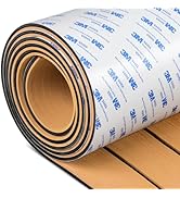OCEANBROAD EVA Foam Boat Flooring with 3M Adhesive Backing Marine Self-Adhesive Decking 96''x45.6...