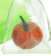 Fruit Protection Bags, Fruit Cover Mesh Bags with Drawstring Fruit Tree Net...
