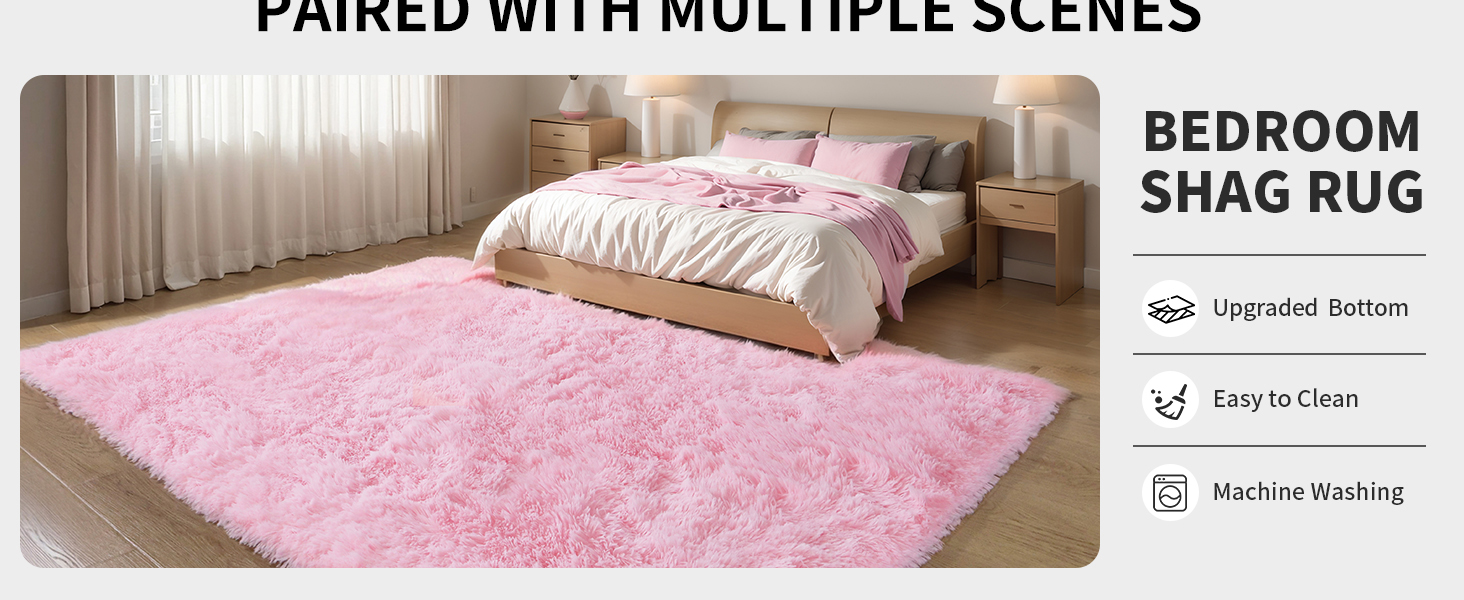 pink rug 4x6