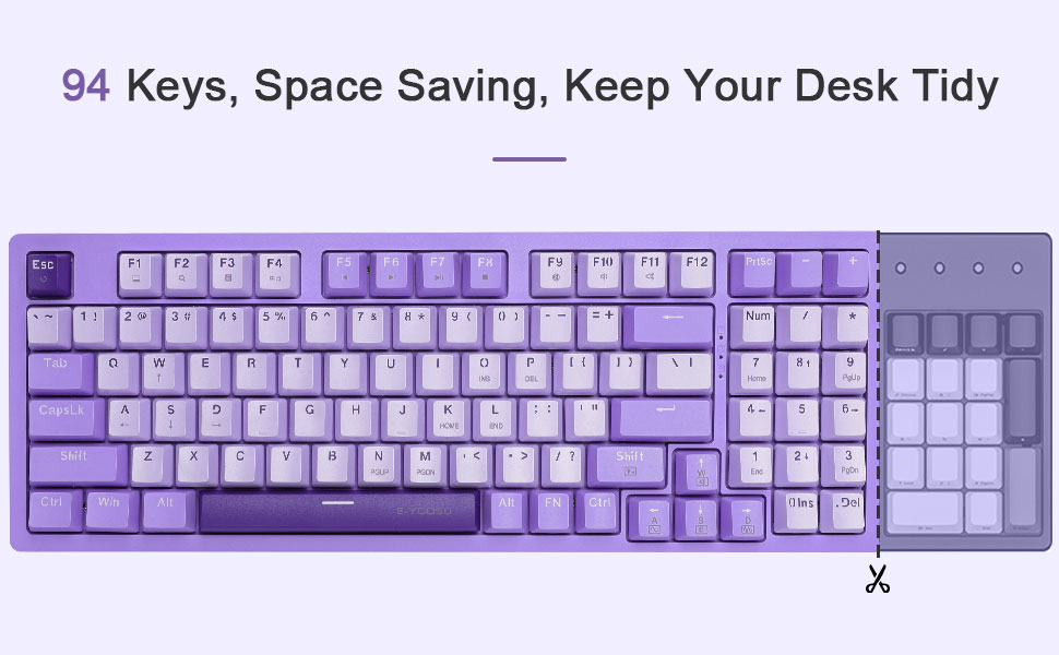 purple keyboard mechanical 