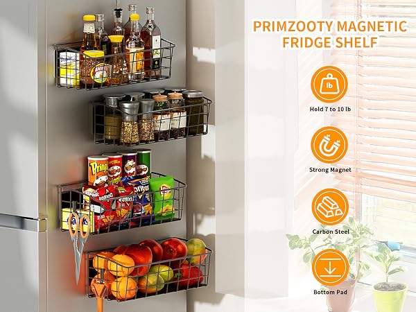 Magnetic Spice Rack for Refrigerator