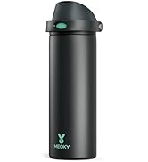 24 oz Insulated Water Bottle for Sports: Meoky Stainless Steel Water Bottle with 2-in-1 Straw and...