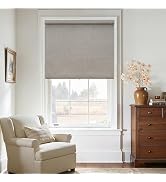 Blackout Roller Shades Cordless Blinds for Windows Free-Stop Thermal Insulated 100% Black Out Lin...