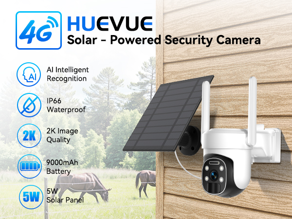 4G LTE Cellular Security Camera