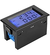 D85 Digital Meter, LED Digital Voltmeter Ammeter, D85-2042A LCD Display Digital Current Voltage P...