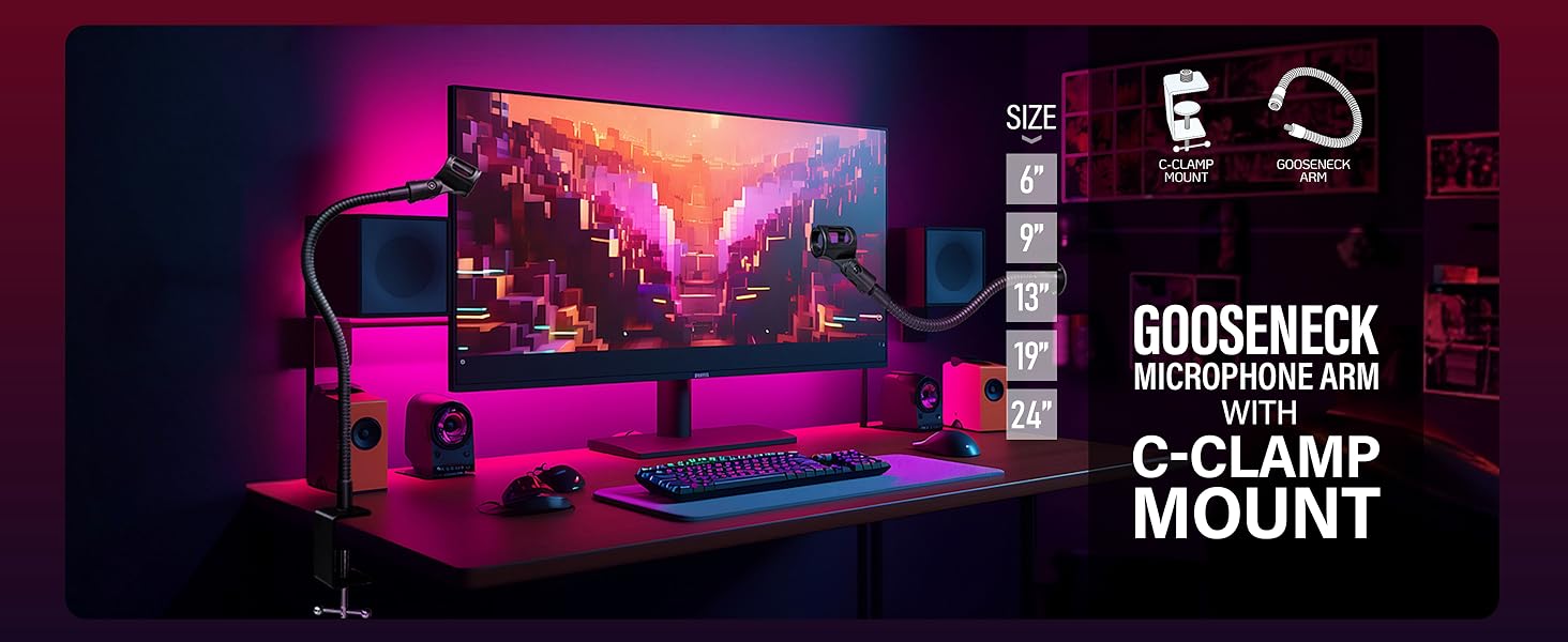 gooseneck mic stand