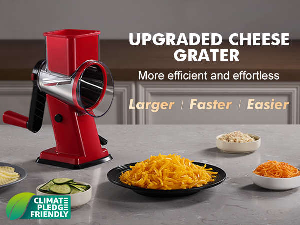 cheese grater cheese shredder rotary cheese grater wavy shredder
