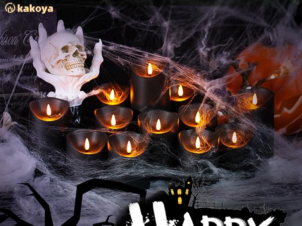 Halloween flameless candles fake candles