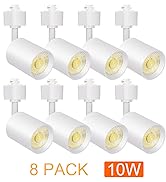 VANoopee 10W Dimmable LED Track Lighting Heads H Type Track Light Replacement Fixtures Bright 300...