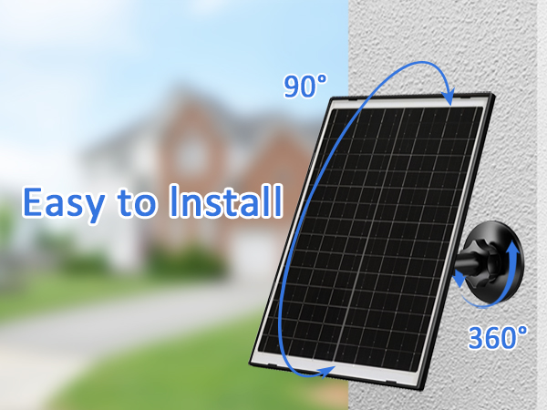 Solar Panel for Security Camera