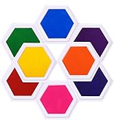 7"x8" Large Ink Pads for Kids - Handprint Footprint Size Rainbow Stamps Pad, Safe &amp; Washable Ink ...