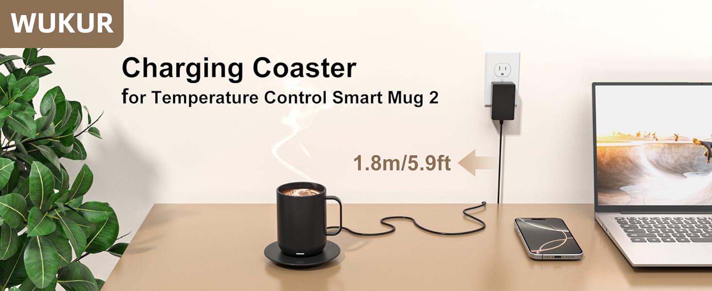 charging coaster compatible with ember temperature control smart mug2