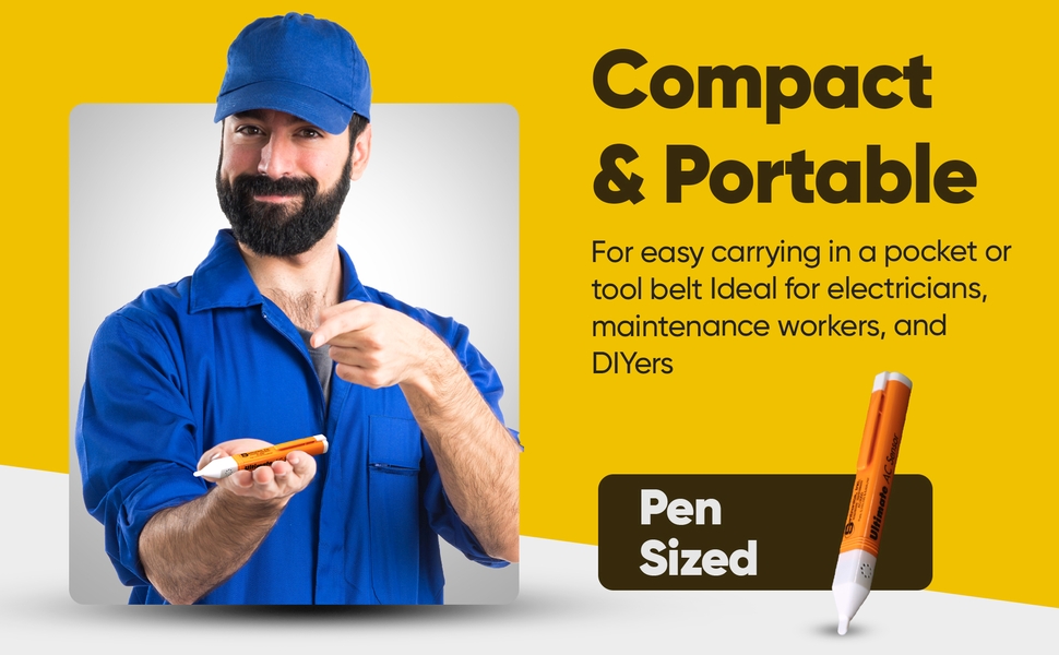 Compact and Portable, pen sized