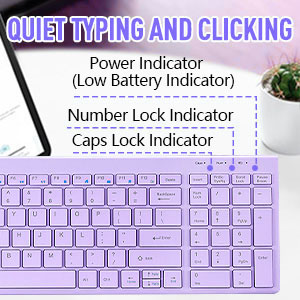Wireless Keyboard and Mouse Combo,