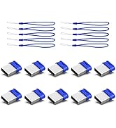 K&amp;ZZ 16GB Mini Flash Drive 10 Pack 16 GB Small USB Flash Drives with Lanyard 16G Low Profile USB ...