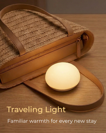 small portable traveling light