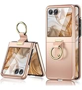 Maxdara for Motorola Razr 2024 Case with Ring [Not Fit Razr Plus 2024], Moto Razr 2024 Case with ...