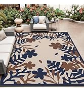 MontVoo Outdoor Rug Waterproof 5x8 ft RV Outdoor Rug for Camping Picnic Mat Outdoor Patio Rug Car...