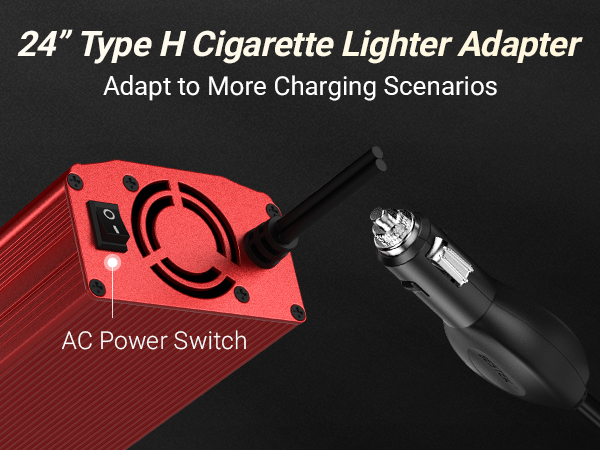 cigarette lighter adapter inverter