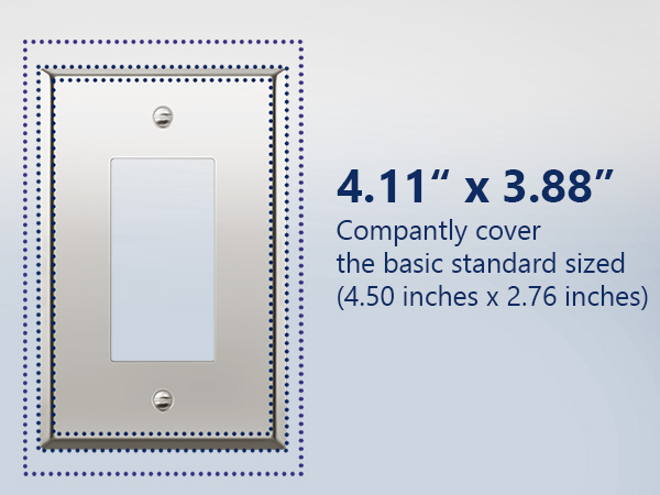 Metal Wall Plate Premiun A+ 06 PC