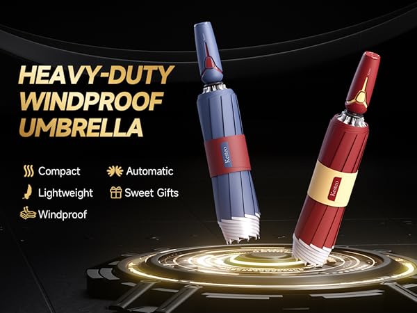 Heavy-Duty Windproof Umbrella