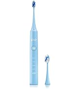 Pop Sonic Pro 2.0 Electric Toothbrush (Blue), Ultrasonic Toothbrush | 45,000 VPM | Electric Tooth...
