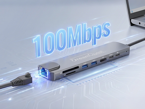 100Mbps RJ45 Ethernet Port