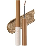 PERIPERA Speedy Skinny Brow Mascara (03 NATURAL BROWN), Tinted Eyebrow Mascara with Slim Precisio...