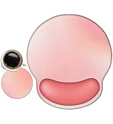 Dinky Ergonomic Mouse Pads, Cute Mouse Pad with Wrist Rest Support Gel, Non-Slip PU Base Mouse Ma...