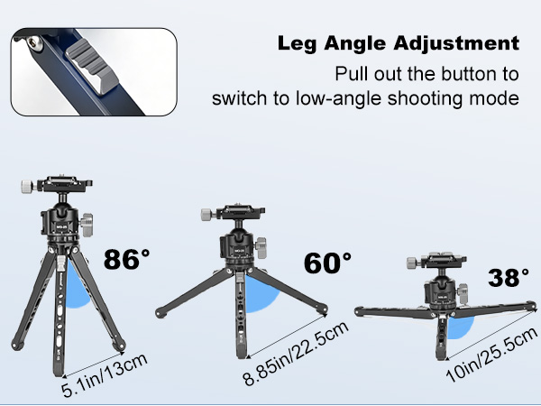 Koolehaoda Mini Tripod for Camera, 3-in-1 Selfie Stick Tripod with Extension Pole &amp;amp; Phone Holder