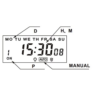 Digital LCD Power Programmable Timer Relay Switch