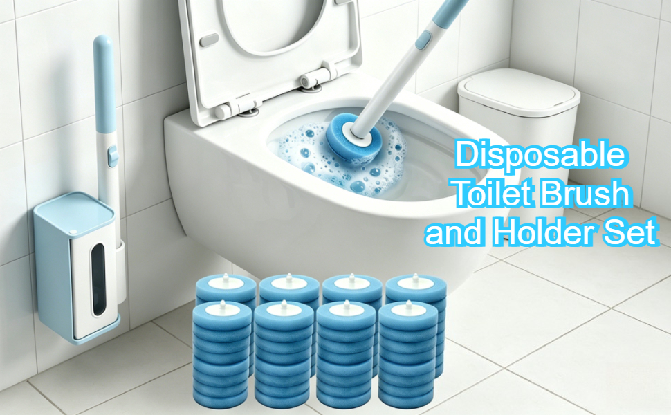 disposable toilet bowl cleaner wand