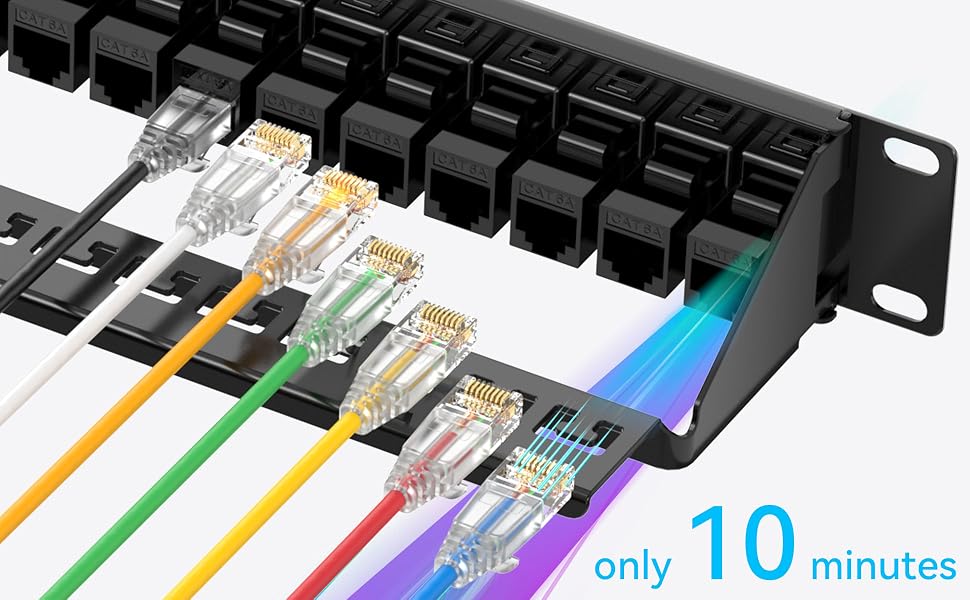 cat6a network patch panel