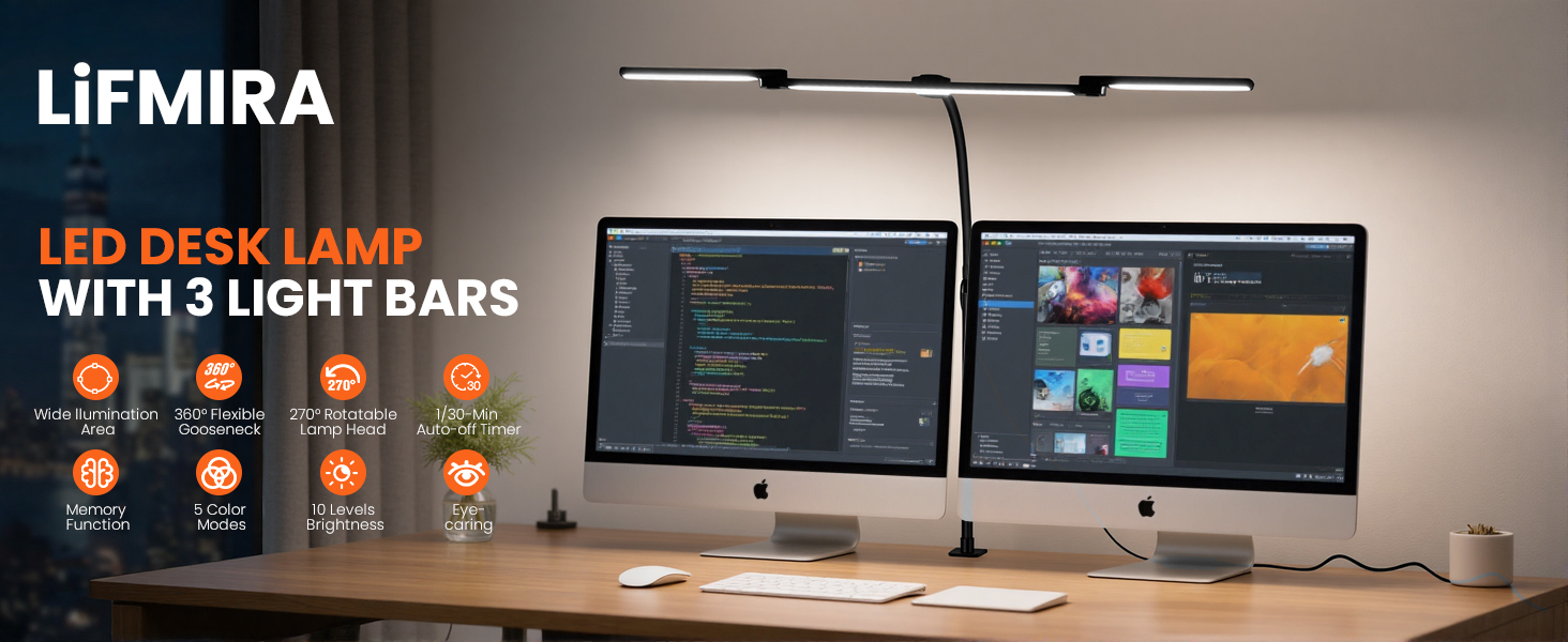 LED Desk Lamp for Office Home