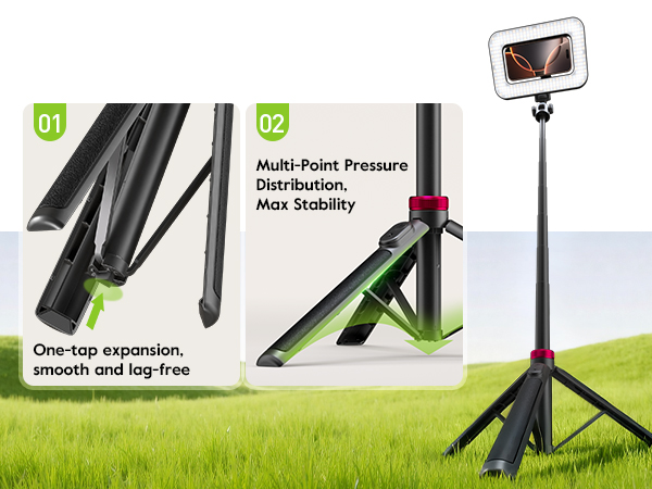 ring light with tripod