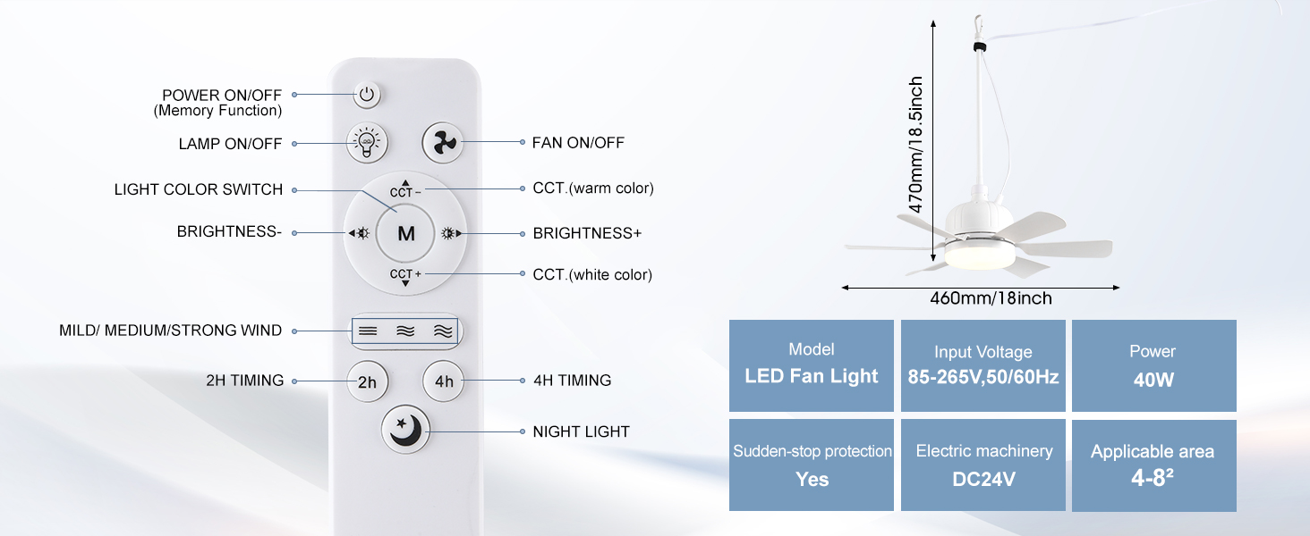 ceiling fan with remote