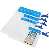 HEETA 5-Pack Clear Waterproof Dry Bag, Water Tight Cases Pouch Dry Bags for Camera Mobile Phone M...