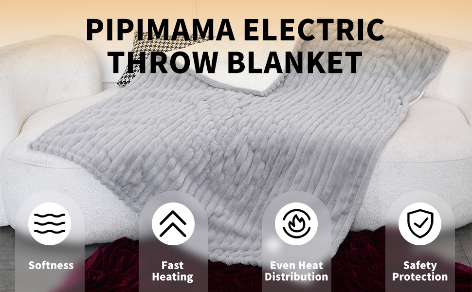 heated blanket throw