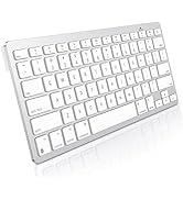 OMOTON Wireless Keyboard for Mac/MacBook Pro/Air, 14 Media Shortcuts, Slim &amp; Portable Design, Sta...