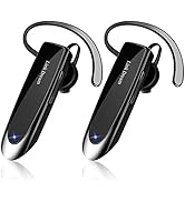 Link Dream Bluetooth Earpiece for Cell Phone Hands Free Wireless Headset Noise Cancelling Mic 24H...