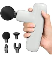 PENJOY Mini Massage Gun, Powerful Handheld Muscle Massager for Back Pain Relief, Deep Tissue Perc...