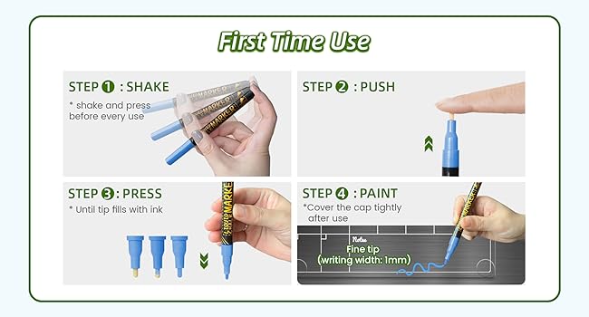 Neon Bright Liquid Chalk Markers