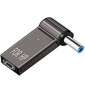 USB C to 4.5mm Laptop Charging Adapter Female Type C to Male DC 4.5 x 3.0mm Barrel Jack Plug Conv...