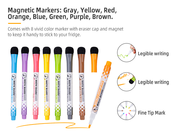 Magnetic Dry Erase Calendar