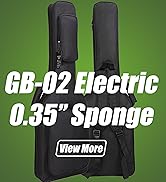 GLEAM Electric Guitar Bag - 0.35 Inch Sponge Padding Case Gig Bag Waterproof