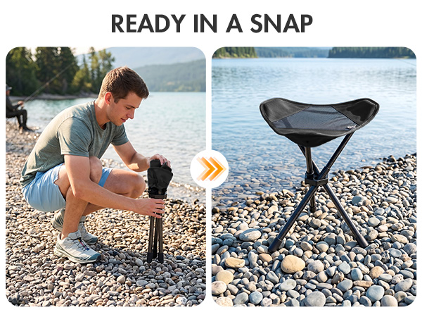 folding tripod stool