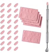 180 Grit Sandpaper Sheets Dual Ended Nail Cuticle Pusher Cuticle Cutter Self-Adhesive Sandpaper f...