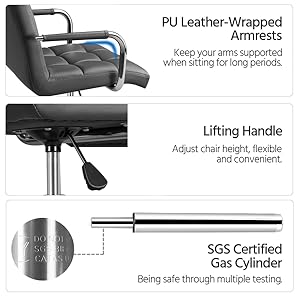 pu leather chair