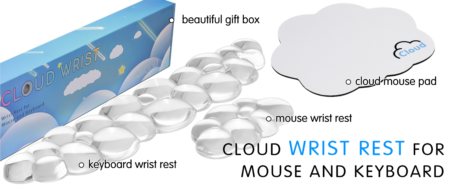 cloud keyboard wrist rest
