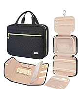 BAGAIL Hanging Toiletry Bag for Women Water-resistant Cosmetic Bag Large Capacity Travel Makeup O...